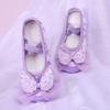 Zapatos de Baile para Niños y Niñas, Especiales para Niñas, Rosa Clásico Chino para Práctica Suela Suave Garra de Gato de Ballet Infantil 8093