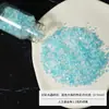 Resina epoxi DIY, arena movediza, relleno de fragmentos minerales de imitación a base de aceite, relleno de grava iridiscente AB irregular, Zhu alemán