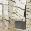 Comércio Exterior Azulejo Imitação Rolo Autoadesivo Adesivo de Parede de Mármore Painel de Parede Painel de Plástico Alumínio Decoração de Parede de Sala de Estar Quarto Papel de Parede
