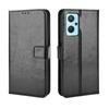 Para OPPO A76 capa de telefone Realme 9i capa de couro para telefone A36 flip Crazy Horse padrão cordão capa para cartão