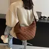 2025 Nueva Bolso Cruzado para Mujer Versátil Casual Bolso Dumpling Gran Capacidad Diamante para Viajes Diarios Bolso de Hombro Mochila Deportiva