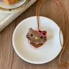 Gatinho Fofo Clipe de Óculos de Pendurar no Pescoço Corrente para Pendurar Cordão de Óculos de Sol Portátil Feminino Colar Corrente Decorativa para Suéter Acessórios Versáteis