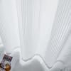 Tecido de Cortina Voil Acabado, Transparente à Luz mas Não Revela o Interior, Voil Ilusão para Sala de Estar, Varanda, Proteção Solar, Quarto, Tela de Janela Voil Branca, Atacado em Estoque