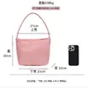 Bolso de Mano para Mujer Bolso de Mano de Nicho de Alta Gama Diseño de Nicho de Corea del Sur Bolso de Hombro de Nailon Bordado con Letras