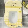 Cojín para Asiento de Inodoro, Universal para Todas las Estaciones, Cubierta Impermeable para Asiento de Inodoro, Respaldo, Cojín para Asiento de Inodoro con Aromaterapia, Cojín para Asiento de Inodoro Tipo Adhesivo para Baño
