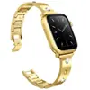Banda Metálica de Acero Inoxidable Removible Compatible con Apple Watch Series 1-9 / Ultra / SE Se Ajusta a 38-49 mm