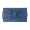 Diadema de Verano de Estilo Nuevo Europeo y Americano para Niños, Color Sólido para Bebé, Nailon Anudado de Ala Ancha, Diadema Suave Anudada de Doble Capa