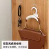 Gancho Multifuncional para Bolsos, Colgador de Bolsos Curvado, Colgador de Armario, Perchero para Bufandas, Corbatas, Cinturones, Almacenamiento de Sombreros