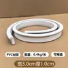 Tira de Borde Suave de PVC Autoadhesivo Pu Estilo Francés para Decoración de Puertas con Arco Curvo Borde de Pared de Fondo Estilo Europeo Línea de Yeso