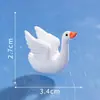 Paisaje Micro Fronterizo Nuevo Producto Muñeca Cisne Blanco Decoración DIY Accesorios Bolsa Ciega Mini Adornos de Escritorio para Coche