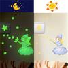 YC4016 Adesivos de Parede Borboleta Fada Pequena Adesivos de Interruptor Adesivos Luminosos Decoração de Quarto Adesivos de Parede Autoadesivos Adesivos de Parede Atacado