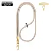 Lanyard para teléfono móvil con explosiones se puede colgar en la espalda cuerda ajustable para colgar en el cuello cuerda tejida corta para la muñeca anti-pérdida venta al por mayor de fábrica