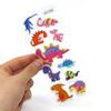 Pegatinas de burbujas 3D populares, pegatinas estéreo de dinosaurios de dibujos animados para niños, pegatinas de recompensa, fabricantes de pegatinas al por mayor
