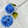 Meiyi Flor de Hidrangea Pirulito de 2 Cabeças Artificial para Decoração de Banquete de Casamento Novo Estilo, Flor de Bola para Festa de Hotel, Flor de Seda Artesanal