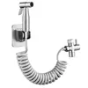 Grifo para Fregadero de Lavadero con Pistola de Rociado para Balcón, Baño, Inodoro, Pistola de Agua para Lavado a Presión con una Entrada y Dos Salidas, Potenciador de Presión