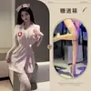 Lencería Sexy, Atuendo de Enfermera Sexy, Traje de Abstinencia, Juguete Sexual Femenino para Coquetear, Lencería Uniforme Divertida para Parejas