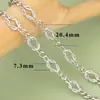 Corrente de Cruz Oval Exagerada Europeia e Americana Banho de Ouro 18K Real Venda Quente Transfronteiriça Corrente para Joias DIY