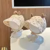 Gorro de Bebé Primavera y Otoño Ala Ancha Cereza Sombrilla para Niñas Sombrero de Palacio Otoño e Invierno Viaje para Bebé Cortavientos Gorro para Dedos del Pie