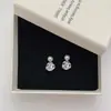 Simples y Únicos~ Pendientes de Zirconia Gris Perla Irregular Líquida con un Estilo Fresco y Moderno