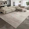 Tapete para Sala de Estar Novo Estilo Moderno Italiano Luxo Leve Sensação de Alto Padrão Impermeável Resistente a Manchas Espessado Tapete de Cama Sofá Tapete de Quarto