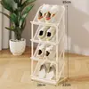 Estante de secado de zapatos para balcón, suelo, hogar, artefacto de secado de zapatos, multifuncional, de hierro, para colgar zapatos en interiores, estante de almacenamiento simple