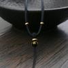 Cordão de Pingente Grosso Simples Colar de Corda Pixiu Pingente de Ouro Corda Pingente de Jade Esmeralda Corda