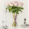 Adornos para Jarrones Sala de Estar Flor Vidrio Transparente Copo de Nieve Flores Hidropónicas Sentido Avanzado Simple Moderno Lujo Ligero Mesa de Comedor Pequeña