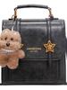 Mochila Retro Transfronteriza Moda Femenina Casual Nicho Estudiante Bolsa Escolar Multifuncional Hombro Cruzado Bolso Cuadrado Pequeño