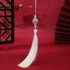 Soporte para Flores Imitación Jade Dongling Hebilla Ping'an Borla Flecos Estilo Antiguo Accesorio de Broche para Qipao Colgante Marcador de Libros Borla Fabricante Venta al por Mayor