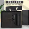 Conjunto de Caixa de Presente com Logotipo Personalizado para Caderno Caderno de Alta Qualidade com Fivela em Forma de U A5 Livro de Registro para Reuniões de Trabalho