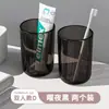 Vaso para enjuague bucal extra grueso Vaso para cepillado Vaso para lavar vasos doméstico infantil de alta apariencia para parejas almacenamiento de lujo ligero Vaso para cepillos de dientes