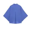 Roupas femininas europeias e americanas transfronteiriças, tendência da moda mais vendida no AliExpress, camisa xadrez de manga três quartos com gola