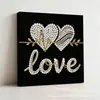 Accesorios para Pintura de Diamantes de Venta Caliente Transfronteriza Diamante 5D de Forma Irregular Hecho a Mano Bricolaje Marco de Madera Pegatinas Dibujos Animados Decoración de Interiores Pintura de Perlas