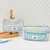 Estuche Creativo de Cuadros Estilo Coreano Estilo Ins Multifuncional Gran Capacidad Alto Valor Estuche Almohada Portátil Estudiante Universal