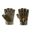 Guantes Tácticos para Hombre de Medio Dedo para Entrenamiento de Fuerzas Especiales, Fitness, Antideslizantes, Deportivos, Transpirables, Resistentes al Desgaste, Guantes para Fans de Motocicleta y Militares