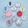 Cubierta de portavasos para coche al por mayor de fábrica cubierta de comercio exterior cubierta de taza de cáscara de huevo taza recta de plástico para café cubierta de taza de helado accesorios transparentes