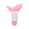 Auxílio para delineador, ferramenta de silicone em formato de meia-lua para maquiagem dos olhos, ferramenta de beleza para posicionamento de sombra e rímel, atacado de cílios postiços