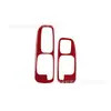 Adecuado para Modificación de Interior de Coche Honda Civic 99-00 Panel Decorativo de Fibra de Carbono para Interruptor de Puerta Pegatina Decorativa