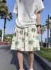 Transfronteiriço 2025 Estilo Japonês Verão Secagem Rápida Versátil Shorts Masculinos Marca Tendência Cinco Pontos Reto Casuais Esportivos