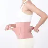 Cinto de Cintura com Bolsos Duplos, Estilo Veludo Térmico Quente, Pode Acomodar Bolsas Térmicas, Cinto de Cintura para Proteção Contra Frio Abdominal, Aquecer a Barriga, Adequado para Esportes