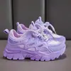 Sapatos Femininos 2026 Verão Tênis Modernos Infantis para Crianças Maiores, Malha Vazada Respirável Sapatos Pai Menina Moda