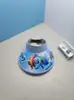 Sombrero de Sol de Héroe de Dibujos Animados 3D Spiderman Elsa Princesa Protección Solar Sombrero de Sol para Niños y Niñas Verano Ala Ancha Sombrero de Sol