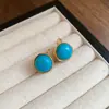 Pendientes Vintage de Plata con Perlas Incrustadas de Diamante, Pendientes Estilo Étnico Retro, Pendientes Exquisitos Versátiles para Mujer