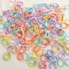 Corda de Cabelo para Meninas Headwear Saia Alargada tamanho pequeno Corda de Cabelo Infantil Alta Elasticidade Cabelo Anel de Cabeleireiro Doce Tendão de Borracha para Bebê