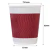 Fiambres (fiambres)19206 vasos de papel de doble capa 20 280ml vasos desechables vasos de agua/vasos de papel anti-quemaduras engrosados