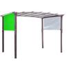 Toldo parasol impermeable con protección solar UV de 5,2 x 2 metros, para muebles de exterior de verano, venta al por mayor de fábrica