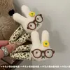 Presilha de cabelo grande Miffy com estampa floral de outono, novo acessório fofo para cabelo de menina para outono e inverno, adequado para franjas e penteados presos