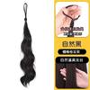 Peluca de cabeza de bola de cuerda automática banda para el cabello mechón de cabello integrado cabello de simulación esponjoso recogido perezoso peluca bolsa de cabello brotes de cabello