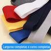 Fita Elástica Lisa de Alta Elasticidade Preta e Branca, Elástico para Sapato, Elástico Liso com Borda Overlock para Uso como Cinto, Grosso e Durável