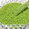 Série Verde Miçangas de Vidro Coloridas Miçangas Miçangas Artesanal DIY Material para Joias Acessórios para Pulseira Colar